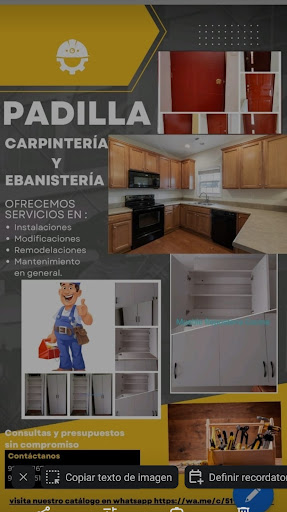 carpinteria y ebanisteria 